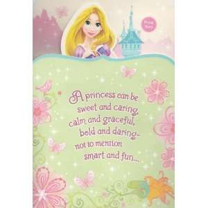 Greeting Card Birthday Disney Card with Sound A Princess Can Be Sweet 