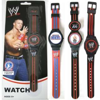 John Cena WWE Watch with rotating covers and band  