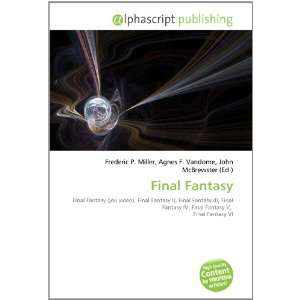  Final Fantasy (French Edition) (9786133708549) Books