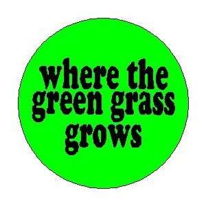   THE GREEN GRASS GROWS  Lyrics Music Pinback Button 1.25 Pin / Badge