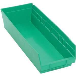  Shelf Bin (4 H x 6 5/8 W x 17 7/8 D) [Set of 20] Color Green