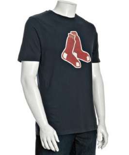 Wright and Ditson navy cotton Red Sox crewneck t shirt   up 