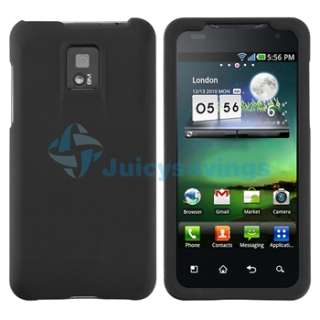   On Hard Phone Case Cover+Privacy LCD Guard For LG T Mobile G2X  