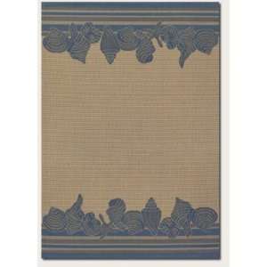   Seasons Shoreline Cream/Blue 23x710 Runner Area Rug