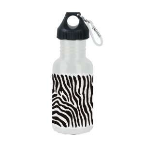   Canteen 17 Ounce Stainless Steel Water Bottle, Zebra