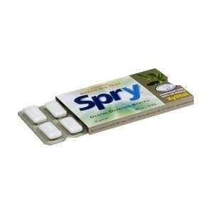 Xylitol Gum Greentea (10pCapsules) Spry Green Tea Flavour Brand Spry 