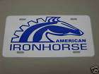 American Ironhorse License Plate/ Texas Chopper Slammer