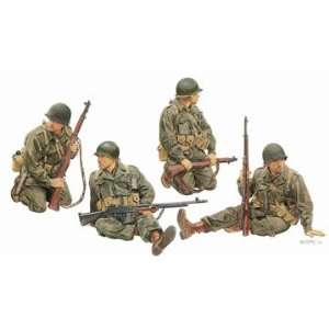  Army Tank Riders 1944 45 (Gen 2) Military Figures Model Kit Toys