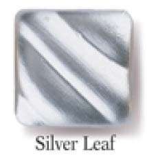 Amaco Brush n Leaf Interior Metallic Silver Leaf 039672766327  
