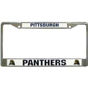  Pittsburgh Panthers Laser Chrome License Plate Frame 
