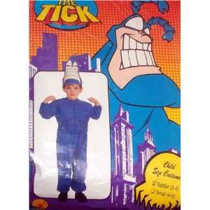  The Tick Child Size Costume w/ Headpiece & Jumpsuit Toys 