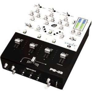  3 CHANNEL Dj Mixer with Dsp Filter Effects Musical 