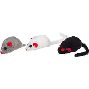   Fuzzy Mice Cat Toys with Catnip, Pack of 3 Pet 