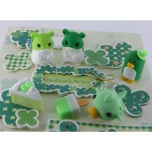  Japanese Iwako Puzzle Erasers The Saint Patricks Day Eraser 
