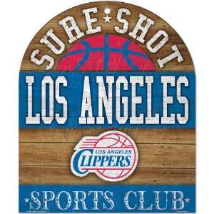   Wincraft Los Angeles Clippers Sports Club Wood Sign