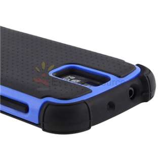 For Samsung Galaxy S2 T989 T Mobile DUAL LAYER HARD&SOFT RUBBER CASE 