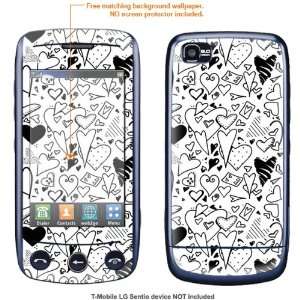   Skin STICKER for T Mobile LG Sentio case cover sentio 449 Electronics