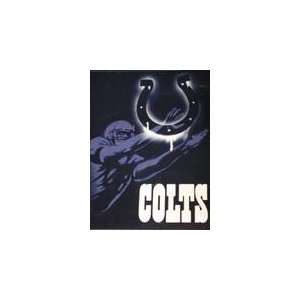  INDIANAPOLIS COLTS 60 x 80 Team Logo Super Soft Oversized 