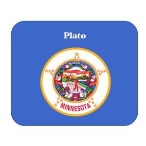  US State Flag   Plato, Minnesota (MN) Mouse Pad 