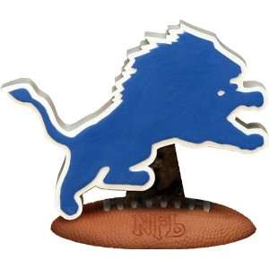  DETROIT LIONS Team Logo 4 Tall 3D COLLECTIBLE (with Team 