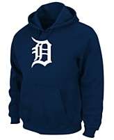 NEW Majestic MLB Hoodie, Detroit Tigers Suedetek Hooded Fleece