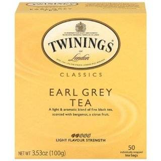 Twinings Earl Grey Tea, Tea Bags, 50 Count Boxes (Pack of 6)