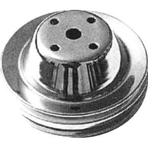  Chrome Steel Water Pump Upper Pulley (SB Chevy 283 350 69 