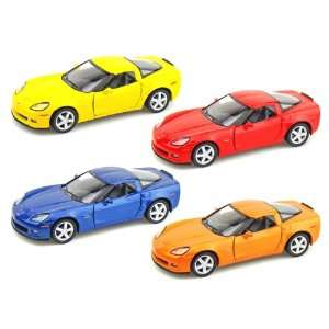  Set of 4   2007 Chevy Corvette Z06 1/36 Toys & Games