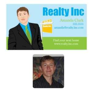  6503 B Mens Realty Business Cards