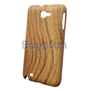 Wood Grain Pattern Hard Cover Case Skin for Samsung Galaxy Note i9220 