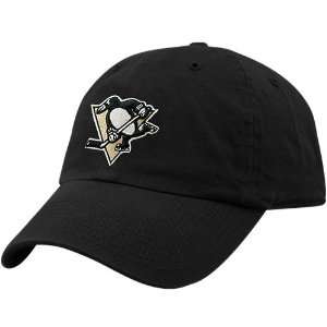 Twins Enterprise Pittsburgh Penguins Black Hockey Franchise Fitted Hat
