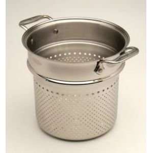  All Clad Stainless Collection Pasta Colander Insert 8 1/2 