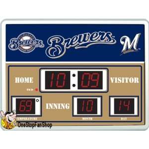  Milwaukee Brewers New Scoreboard Clock