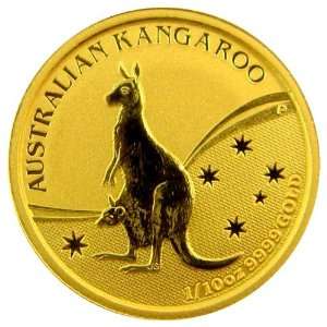  2009 1/10 Oz Australian Gold Kangaroo 