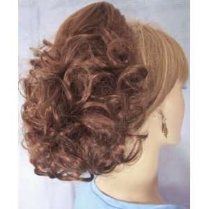   Clip On Hairpiece Wig #30 LIGHT AUBURN by MONA LISA 