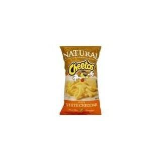 Cheetos Natural White Cheddar Puffs Cheese Flavored Snacks, 8oz Bags 