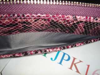 NWT COACH~Purple~Soho Embossed Leather Exotic Buckle Zip Around Wallet 