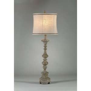  Table Lamp by Bassett Mirror Company   Verdigris Green 
