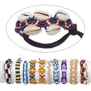 Wholesale 10 Handmade Macramé Friendship Bracelets Mix  