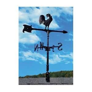   30 Rooster Accent Directions Weathervane, Black Patio, Lawn & Garden