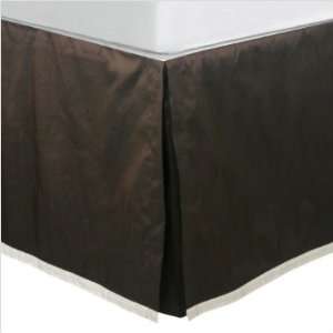  Blissliving Home BS6283 Cocoa Lucca Bed Skirt in Cocoa 