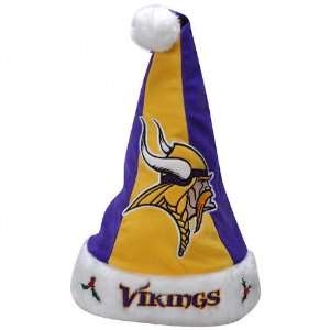  Minnesota Vikings Colorblock Santa Hat