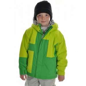 Bonfire Exchange Snowboard Jacket Emerald Youth Sz M  