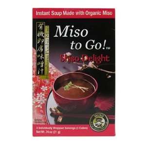ORGANIC INSTANT MISO TO GO SOUP   SHISO DELIGHT 3 PACK  