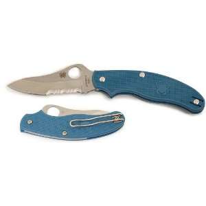   Penknife 3 Combo Drop Point Blade, Blue FRN Handles