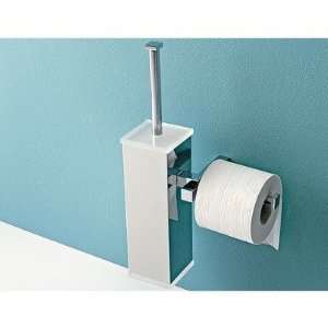  Toilet Brush Holder with Toilet Paper Holder Finish Blue
