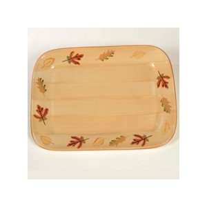 Autumn Leaves Platter by Hartstone Pottery American Made  