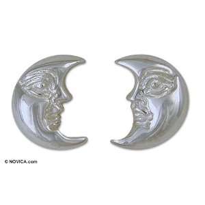  Earrings, Crescent Moon 0.4 W 0.4 L Jewelry