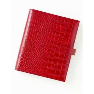  Binder in Crimson Croc Red by momAgenda