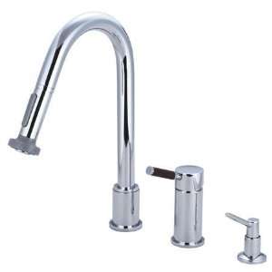 com Kingston Brass GS8911DWLK1 Wilshire Kitchen Faucet with Pull Down 